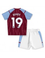 Aston Villa Moussa Diaby #19 Kotipaita Lasten 2023-24 Lyhythihainen (+ shortsit)